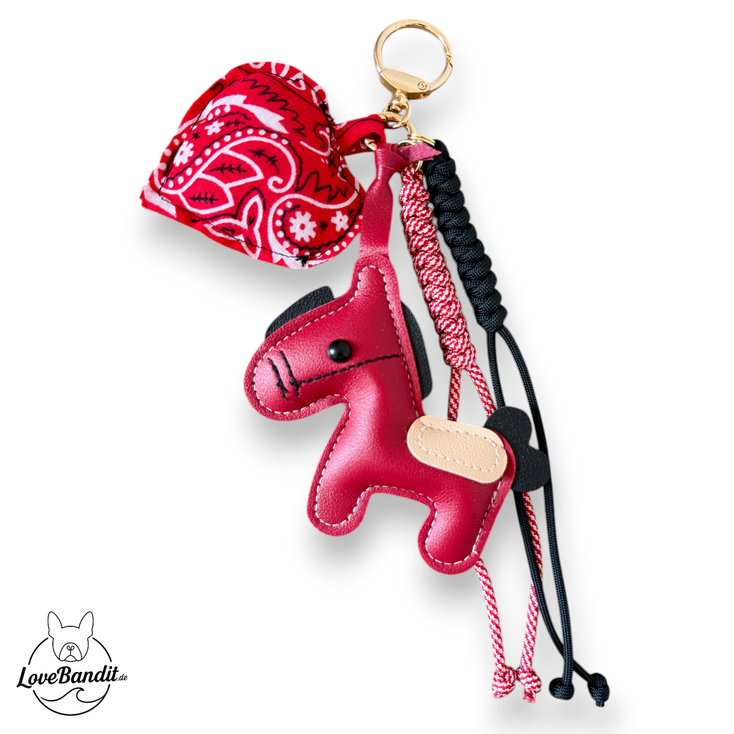 Taschenanhänger Bag Charm Feuerpferd