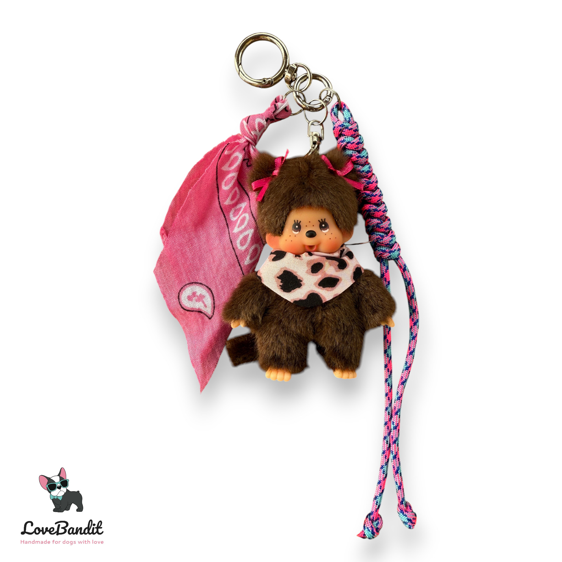Taschenanhänger Bag Charm Monchhichi Pink - RARITÄT LoveBandit
