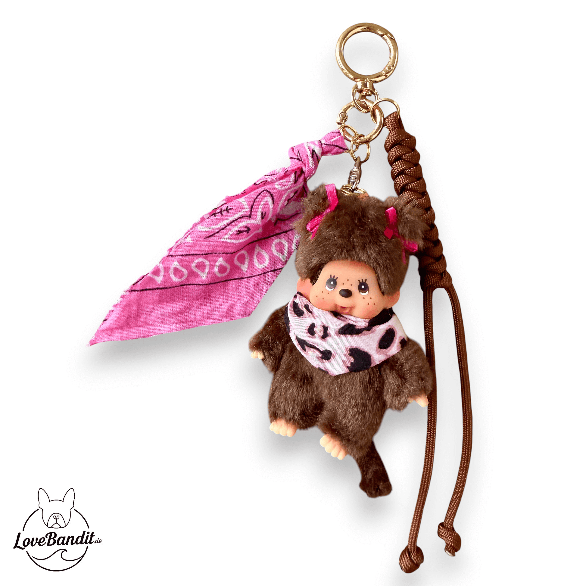 Taschenanhänger Bag Charm Monchhichi Pink - RARITÄT LoveBandit