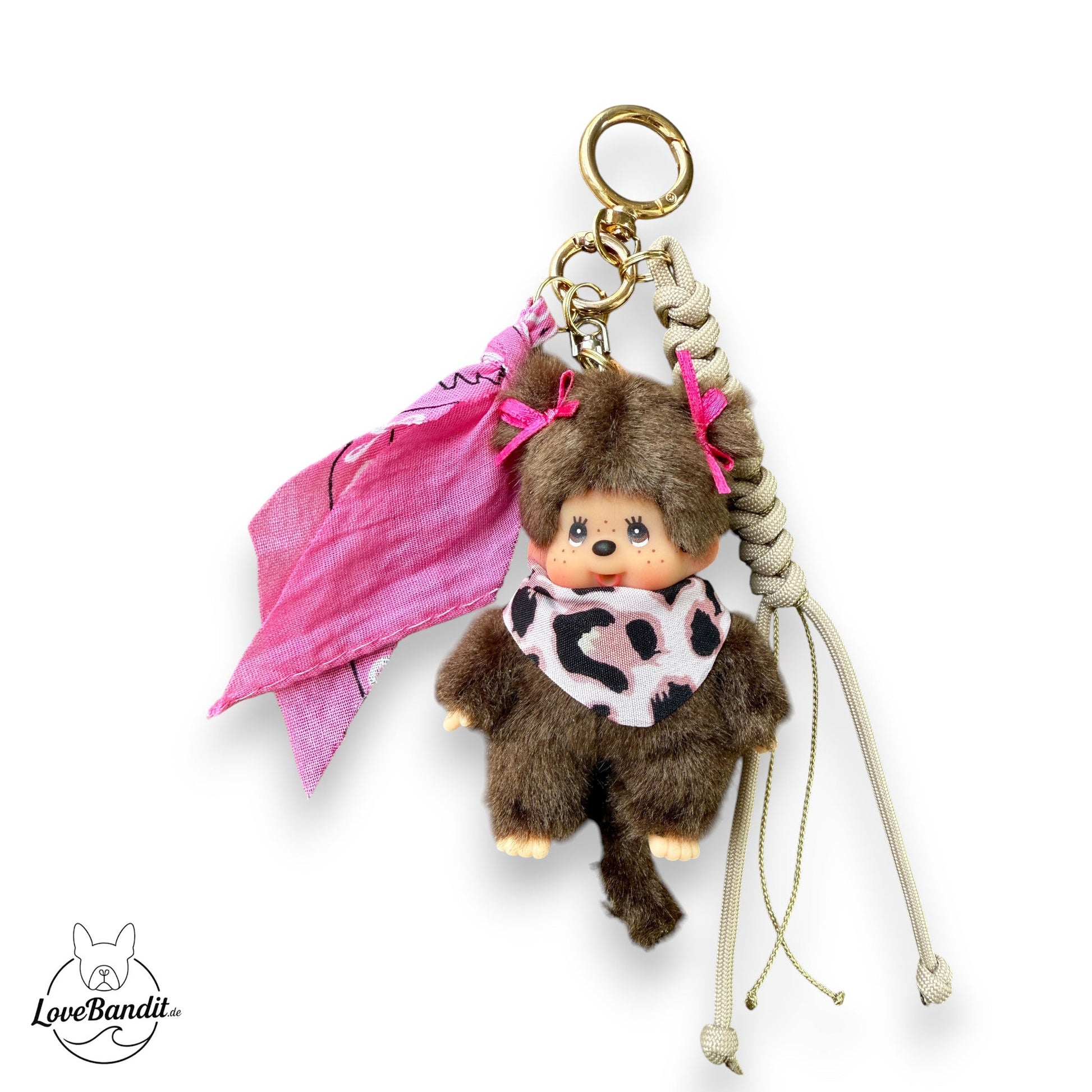 Taschenanhänger Bag Charm Monchhichi Pink - RARITÄT LoveBandit