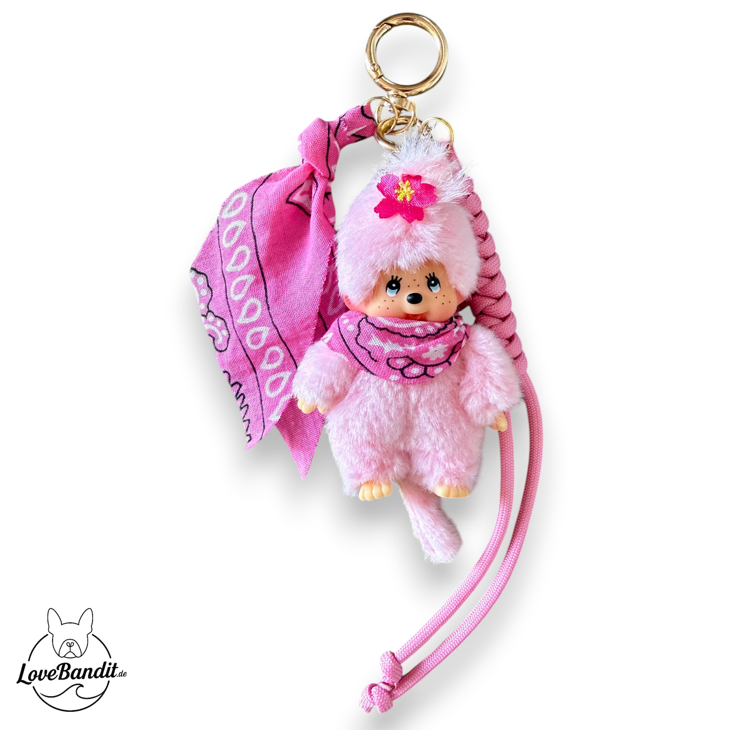 Taschenanhänger Bag Charm Monchhichi Pretty in Pink - LIMITIERT LoveBandit