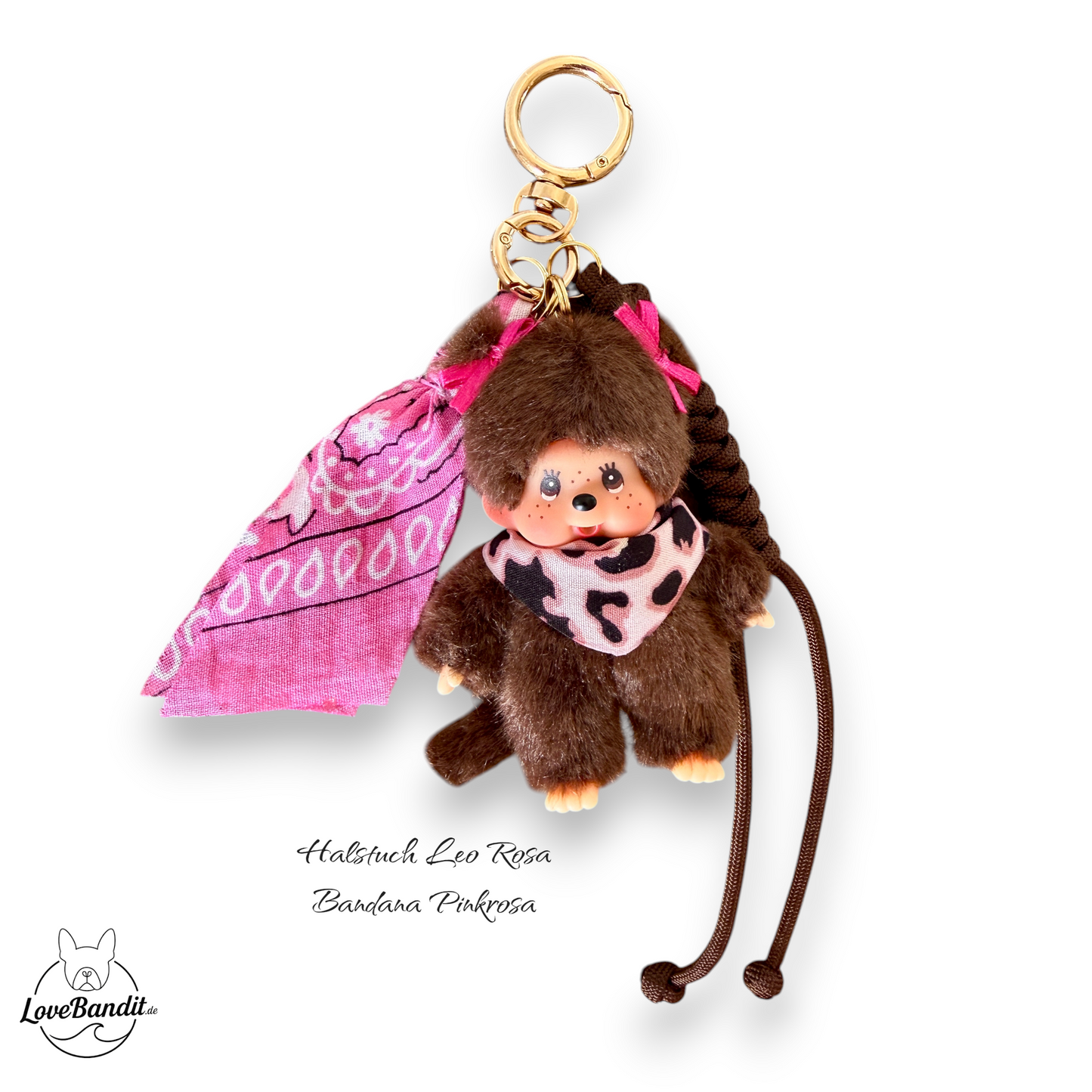Taschenanhänger Bag Charm Monchhichi Pink - RARITÄT LoveBandit