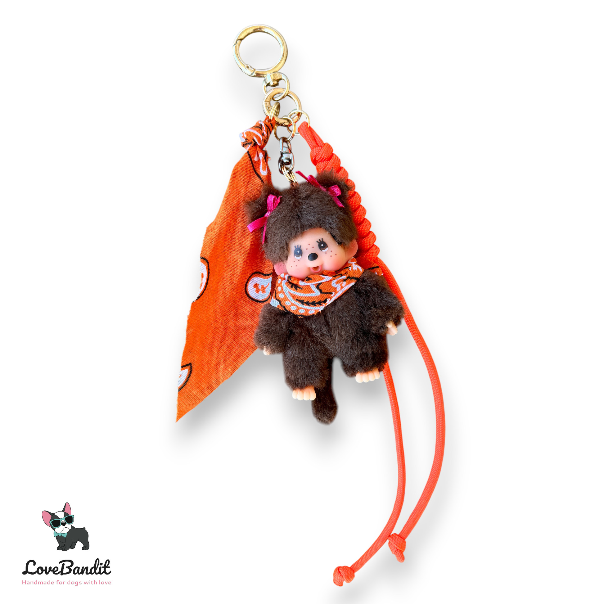 Taschenanhänger Bag Charm Monchhichi Pink - RARITÄT LoveBandit