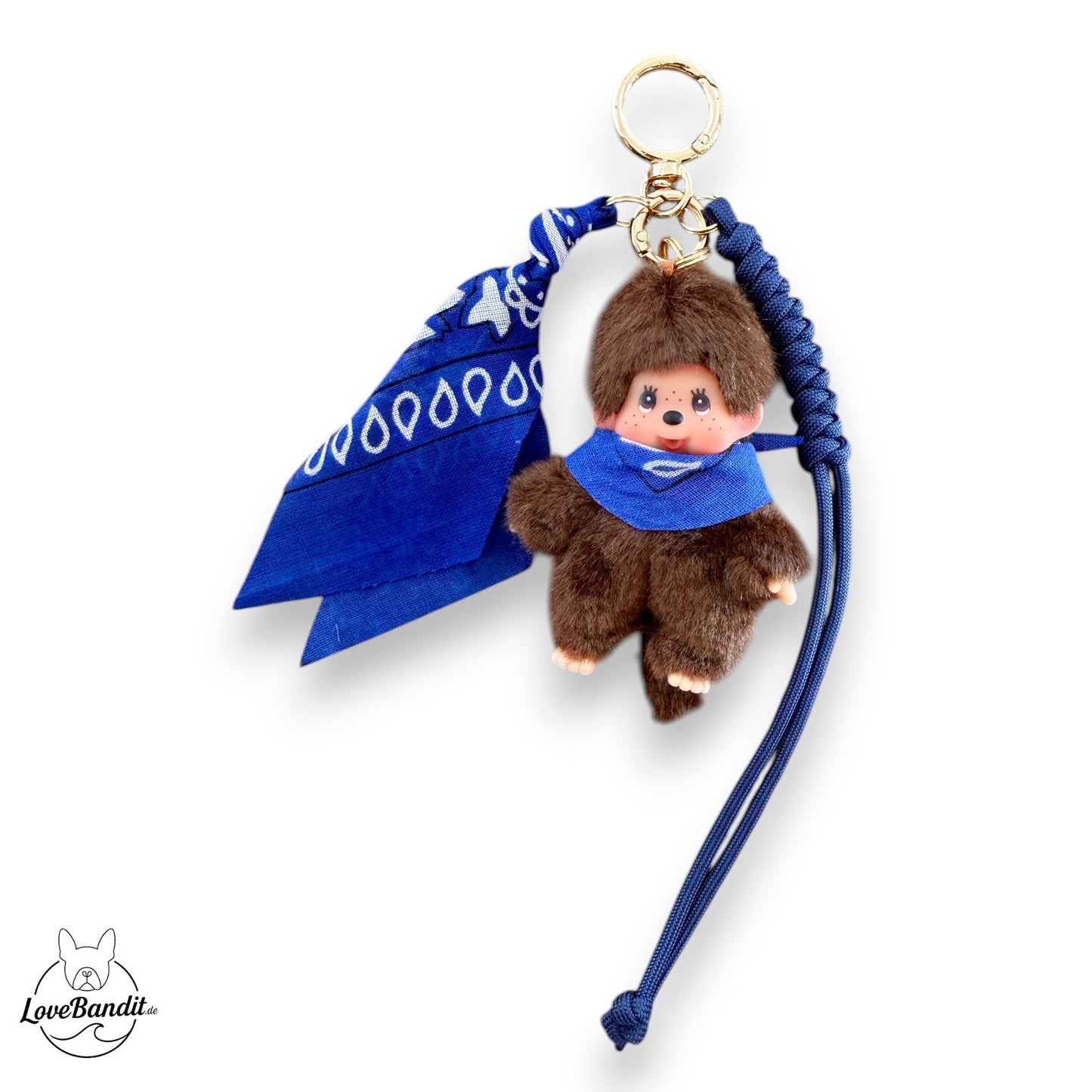 Taschenanhänger Bag Charm Monchhichi Royal Blue 💙 LoveBandit