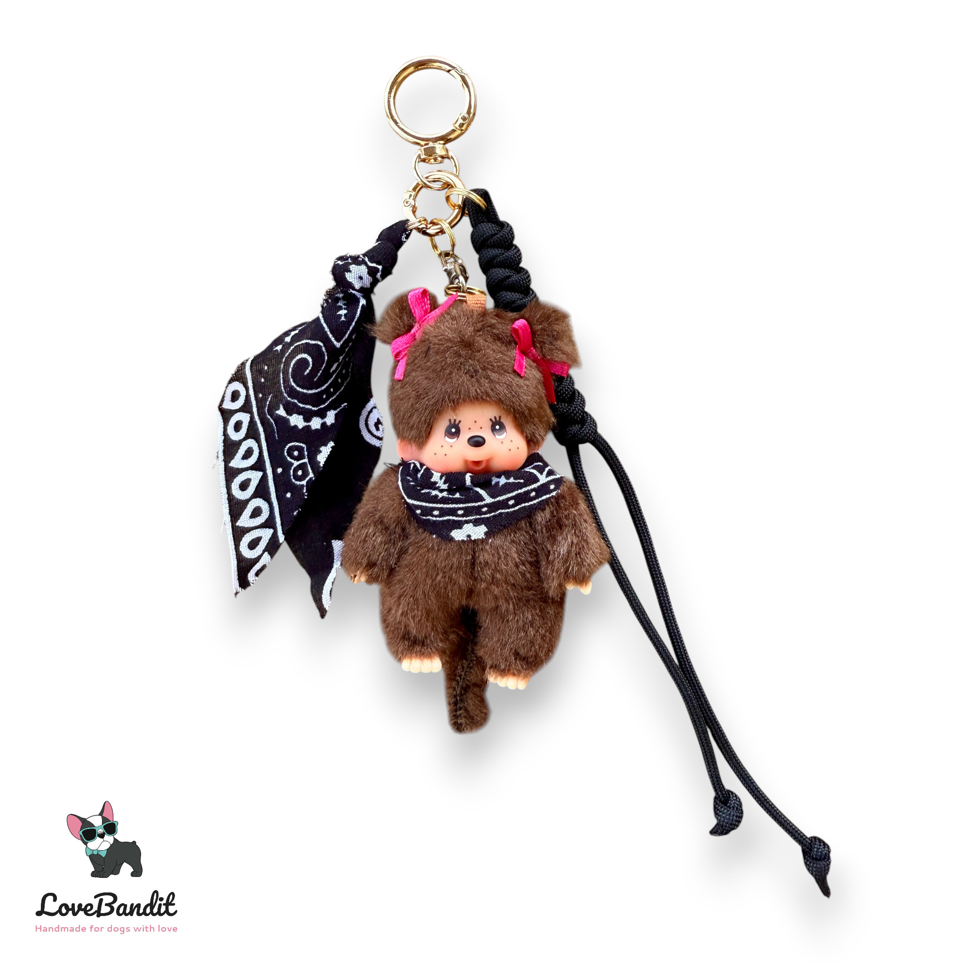 Taschenanhänger Bag Charm Monchhichi Pink - RARITÄT LoveBandit
