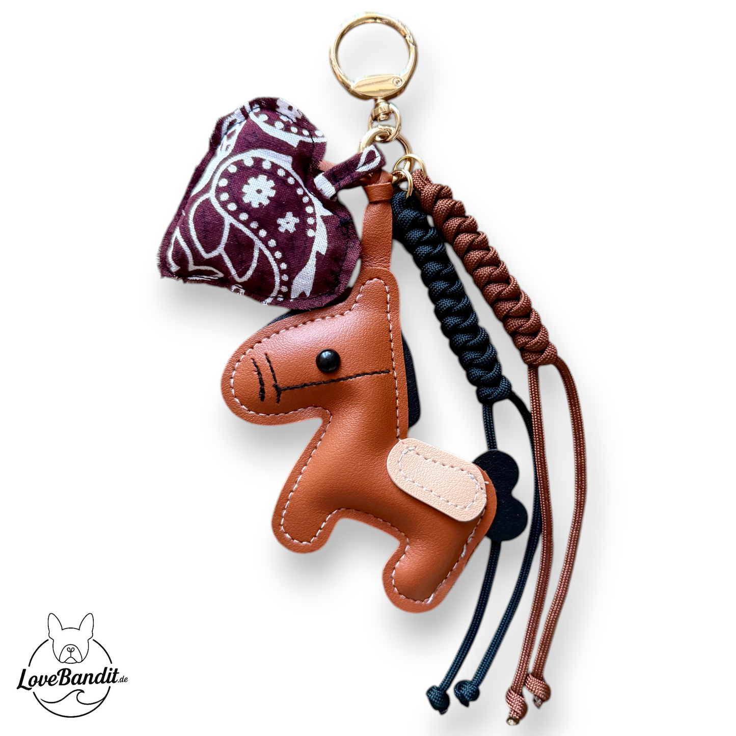 Taschenanhänger Bag Charm Feuerpferd