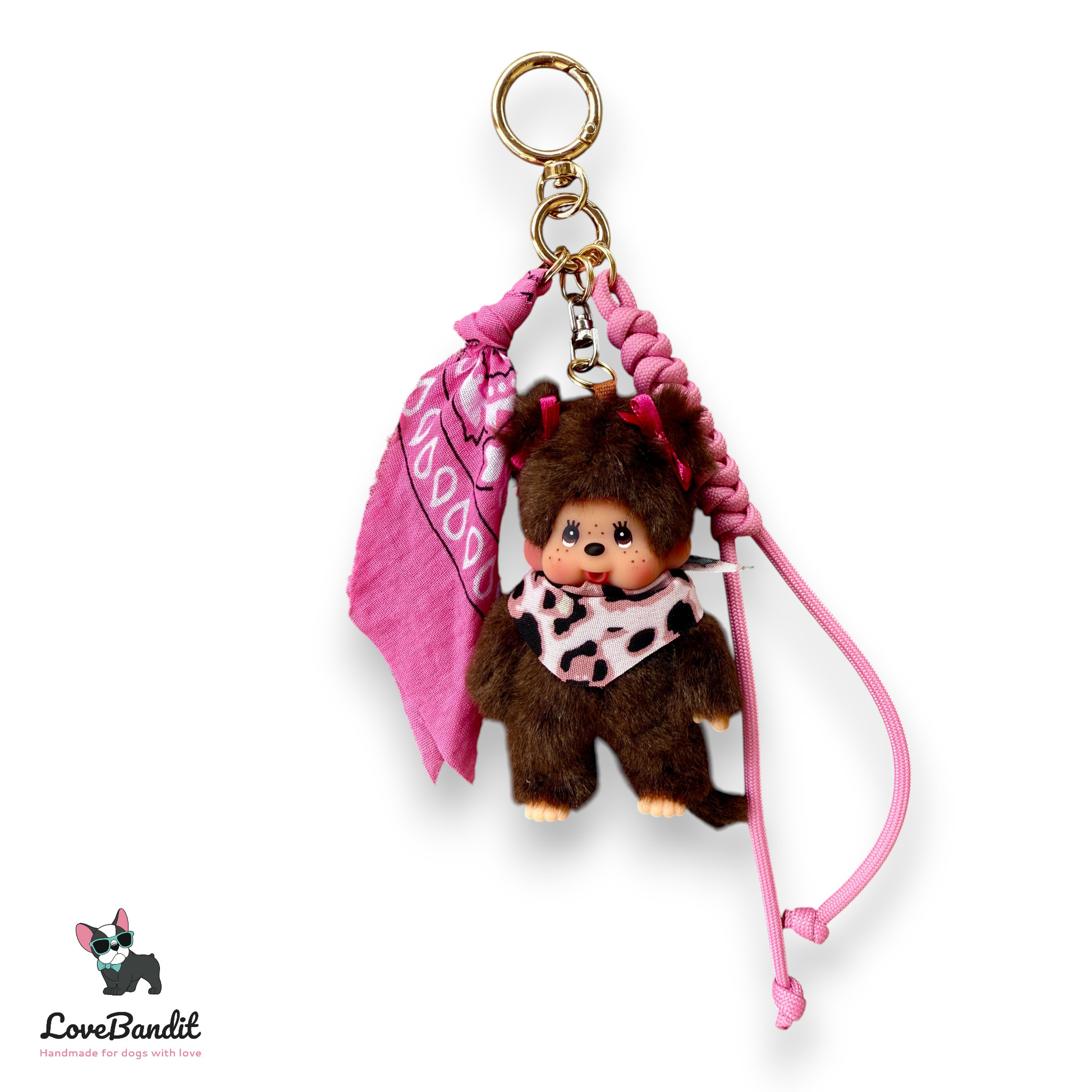 Taschenanhänger Bag Charm Monchhichi Pink - RARITÄT LoveBandit